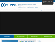 Tablet Screenshot of calpine.com